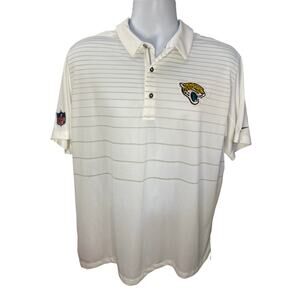 Men’s Nike White Jacksonville Jaguars Early Season III Performance Polo XL
